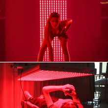 Load image into Gallery viewer, Red Light Therapy infrared light therapy pain relief bodybuilding strength training enhancement skincare anti aging anti inflammatory weight loss muscle growth nitric oxide post workout recovery weight loss pain relief infrared sauna red Light Therapy dual wavelength 660nm 850nm Joov smartphone app controlled