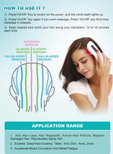 Load image into Gallery viewer, 660nm Red Light Therapy Laser Hair Restoration Growth Grey Hair Scalp Rejuvenation Medical Grade Laser Portable Handheld Pain Free Natural 660nm Drug Free Pain Free No Needles Non Surgical Hair Restoration Laser Hair Ziering FUE minoxidil propecia alopecia male female pattern baldness PRP dht block Red Light Therapy