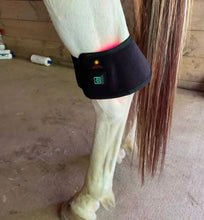 Load image into Gallery viewer, New JuvaHoof Quad Red Light Therapy Pain Relief Hoof Wraps for Horses and Companion Animals (4 Wraps Per Set)