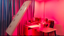 Load image into Gallery viewer, New JuvaPro HD Canopy 360° 1800w Red Light Therapy Total Body Weight Loss Anti Aging Panel with Bluetooth Enabled Speaker and Automatic Stand