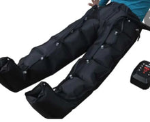 Load image into Gallery viewer, 6 chamber compression boots varicose veins lymphedema Boosts circulation and lymphatic drainage
Reduces delayed onset muscle soreness
Decreases swelling and stiffness
Relieves muscle fatigue
Accelerated recovery
Deep massage to energize tissues and relieve aches
Relieves the effect of swollen/heavy legs
Fight against water retention post surgery rehabilitation physical therapy muscle post workout recovery blood circulation wound care ulcers Diabetes home therapy portable diy