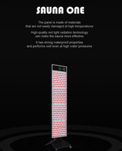 Load image into Gallery viewer, New Juvawave Home Use Sauna One 1600w Infrared Sauna and Red Light Therapy Waterproof and Heat Resistant Panel