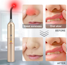 Load image into Gallery viewer, New JuvaTorch Pocket Sized 5 Wavelength Red Light Therapy USB-C Pain Relief Torch with Oral/Ear/Nasal Tip