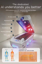 Load image into Gallery viewer, AI Bluetooth Smart Controlled Terrahertz Infrared Negative Ion Red Light Therapy Luxury High End magnetic field therapy pemf sauna cabin spa hotel self care wellness anti aging weight loss sleep health recovery skincare natural energy