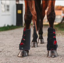 Load image into Gallery viewer, HORSE RED LIGHT THERAPY TENDON BOOTS (BATTERY POWER) Hock arthritis acupuncture dual wavelength inflammation Tendonitis wounds 660nm 850nm Infrared Non Surgical Drug Free