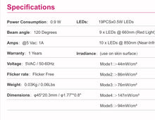 Load image into Gallery viewer, New JuvaTap Wearable LED Red Light Therapy Pain Relief Skincare Light