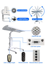 Load image into Gallery viewer, New JuvaPro HD Canopy 360° 1800w Red Light Therapy Total Body Weight Loss Anti Aging Panel with Bluetooth Enabled Speaker and Automatic Stand