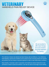 Load image into Gallery viewer, Theralase cold cool red light Therapy sprains strains laser pain relief arthritis soft tissue veterinarian horses dogs cats broken tail hip dysplasia wounds portable wireless