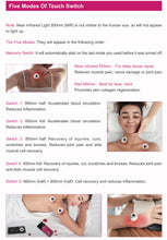 Load image into Gallery viewer, New JuvaTap Wearable LED Red Light Therapy Pain Relief Skincare Light