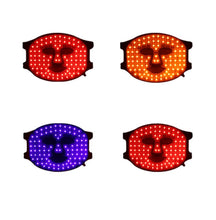 Load image into Gallery viewer, New JuvaMask 3D Silicone Rechargeable Portable 4 Wavelength LED Infrared Light Therapy Skincare Mask with LED Neck Gaiter