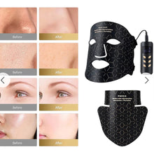 Load image into Gallery viewer, New JuvaMask 3D Silicone Rechargeable Portable 4 Wavelength LED Infrared Light Therapy Skincare Mask with LED Neck Gaiter