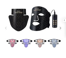 Load image into Gallery viewer, New JuvaMask 3D Silicone Rechargeable Portable 4 Wavelength LED Infrared Light Therapy Skincare Mask with LED Neck Gaiter