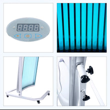 Load image into Gallery viewer, New JuvaTan 360° Canopy Contact Free Indoor Mobile Tanning Bed with Adjustable Hydraulic Stand