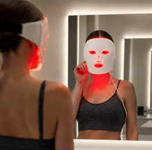 Load image into Gallery viewer, New JuvaMask 3D Silicone Rechargeable Portable 4 Wavelength LED Infrared Light Therapy Skincare Mask with LED Neck Gaiter