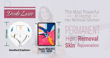 Load image into Gallery viewer, New JuvaLase 2 in 1 Professional Hair Removal Skin Rejuvenation Home Use Portable Laser Device