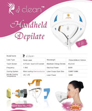 Load image into Gallery viewer, New JuvaLase 2 in 1 Professional Hair Removal Skin Rejuvenation Home Use Portable Laser Device