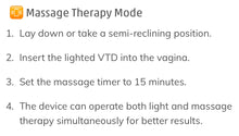 Load image into Gallery viewer, JuvaBuzz Portable Vaginal Rejuvenation Red Blue LED Light Vibration Wand
