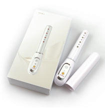 Load image into Gallery viewer, JuvaBuzz Portable Vaginal Rejuvenation Red Blue LED Light Vibration Wand