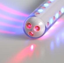 Load image into Gallery viewer, JuvaBuzz Portable Vaginal Rejuvenation Red Blue LED Light Vibration Wand