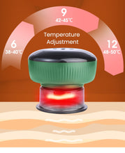 Load image into Gallery viewer, New JuvaCup Dynamic Smart Cupping with Red Light Therapy Infrared Heat and Massage Therapy