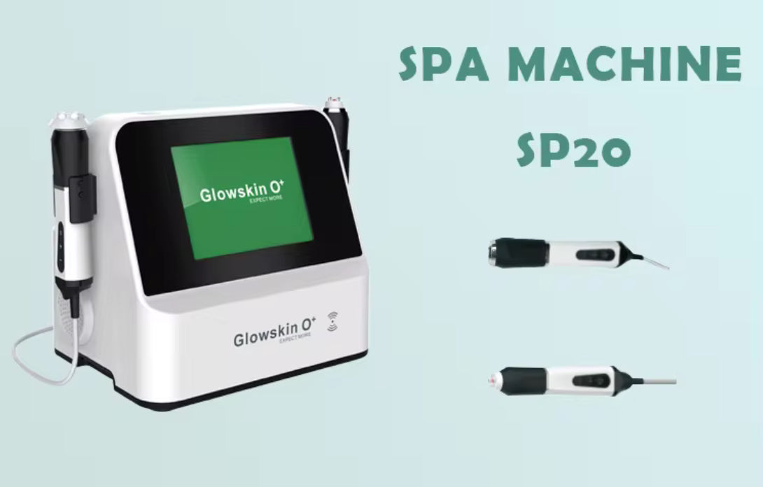 Glowskin Hot Springs O+ 2 in 1 Carbon Oxygen Facial Beauty Machine