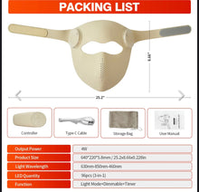 Load image into Gallery viewer, New JuvaShield Multi Wavelength LED Red Light Therapy Face Mask