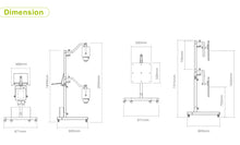Load image into Gallery viewer, JuvaPET Portable Handheld Wireless Digital X Ray Generator Plus Flat Panel Display for Veterinarians