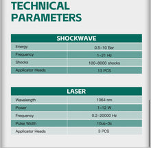 Load image into Gallery viewer, INTELECT Puls PRO 1064 Pneumatic Shockwave Therapy device combined with High Intensity Laser