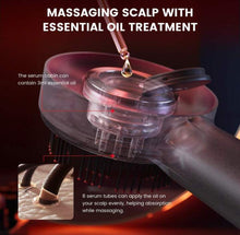 Load image into Gallery viewer, New JuvO S3 Scalp Massaging Brush with Red Light Therapy