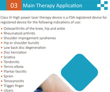 Load image into Gallery viewer, 2025 JuvaTherm Class IV Therapeutic Laser for Pain and Inflammation