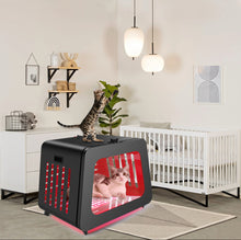 Load image into Gallery viewer, New JuvaPen Red Light Therapy Dog Cat Travel Carrier Crate Cage