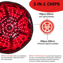 Load image into Gallery viewer, New JuvaLid Wireless Professional Red Light Therapy Hair Restoration Cap