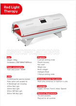 Load image into Gallery viewer, 2026 JuvaTube 360° Professional Home Use 5 Wavelength Home Use Red Light Therapy Bed