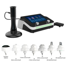 Load image into Gallery viewer, STORZ Zimmer extracorporeal shockwave therapy ESWT Softwave air pressure acoustic waves pneumatic shockwave portable 6 bars 6 million or more shocks trigger points adhesions calcifications chiropractic physical therapy sports injuries