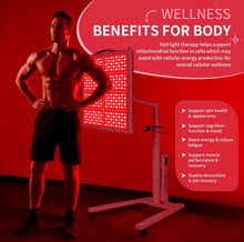 Load image into Gallery viewer, Red light therapy infrared therapy 660nm home use self care 850nm dual wavelength recovery panel with included stand