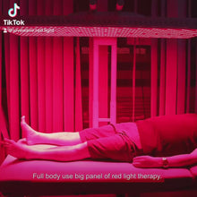 Load and play video in Gallery viewer, New JuvaMAX 785w Total Body Red Light Therapy Pain Relief Weight Loss Panel with LCD Controls and Over the Bed Stand