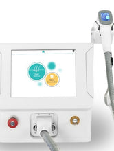 Load image into Gallery viewer, Portable Hair Removal Laser 808nm Diode 755nm Alexandrite 1064nm Long Pulse YAG Dark Skin Tanned All Skin Types Diode alexandrite pain free gentle  dark tan skin no pain skin reju