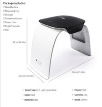 Load image into Gallery viewer, New JuvaFace Pro 8 Color LED Light Therapy Facial Rejuvenation Beauty Arc with Calcium Supplementation, H20 and UV Therapy