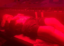 Load image into Gallery viewer, New JuvaMAX 785w Total Body Red Light Therapy Pain Relief Weight Loss Panel with LCD Controls and Over the Bed Stand