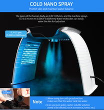 Load image into Gallery viewer, New JuvaFace Pro 8 Color LED Light Therapy Facial Rejuvenation Beauty Arc with Calcium Supplementation, H20 and UV Therapy
