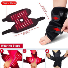Load image into Gallery viewer, JuvaWrap Ankle, Foot, Knee Red Light Therapy Wrap
