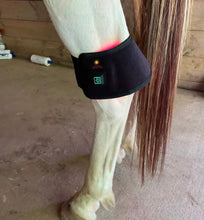 Load image into Gallery viewer, New JuvaHoof Quad Red Light Therapy Pain Relief Hoof Wraps for Horses and Companion Animals (4 Wraps Per Set)

