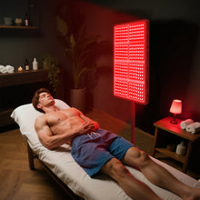 Load image into Gallery viewer, New Release JuvaSport 360 ° Voice Command Red Light Therapy Panel with Custom Mode and Included Stand
