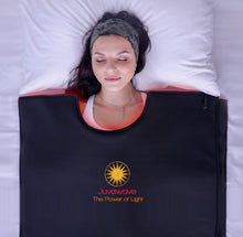 Load image into Gallery viewer, New JuvaSlip 360° Portable Total Body Red Light Therapy Sleeping Bag
