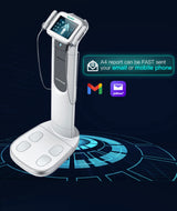 Professional body fat scale monitor Analysis For advanced analyzer,the accurate and precise Sonka Body composition analyzer offers Percent Body Fat, Skeletal Muscle Mass, and BMR, plus total body water, visceral fat assessment, and other vital measurements.  Sonka Medical is the W.H.O Member, SK-X9L with CFDA, CE Certification. Mulitband 8 electrode biological impedance measurement bone BMI water obesity salt thermal printer 120000 report generating storage touchscreen usb android report InBody