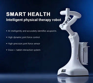 Ai robot immersive smart intelligent physical therapist shockwave therapy emsculpt radio frequency magnetic field therapy remote wireless Bluetooth smart phone android immersive cloud computing data center real time 