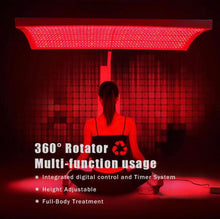 Load image into Gallery viewer, New JuvaPro HD 360° 1800w Red Light Therapy Total Body Weight Loss Anti Aging Panel with Bluetooth Enabled Speaker and Automatic Stand
