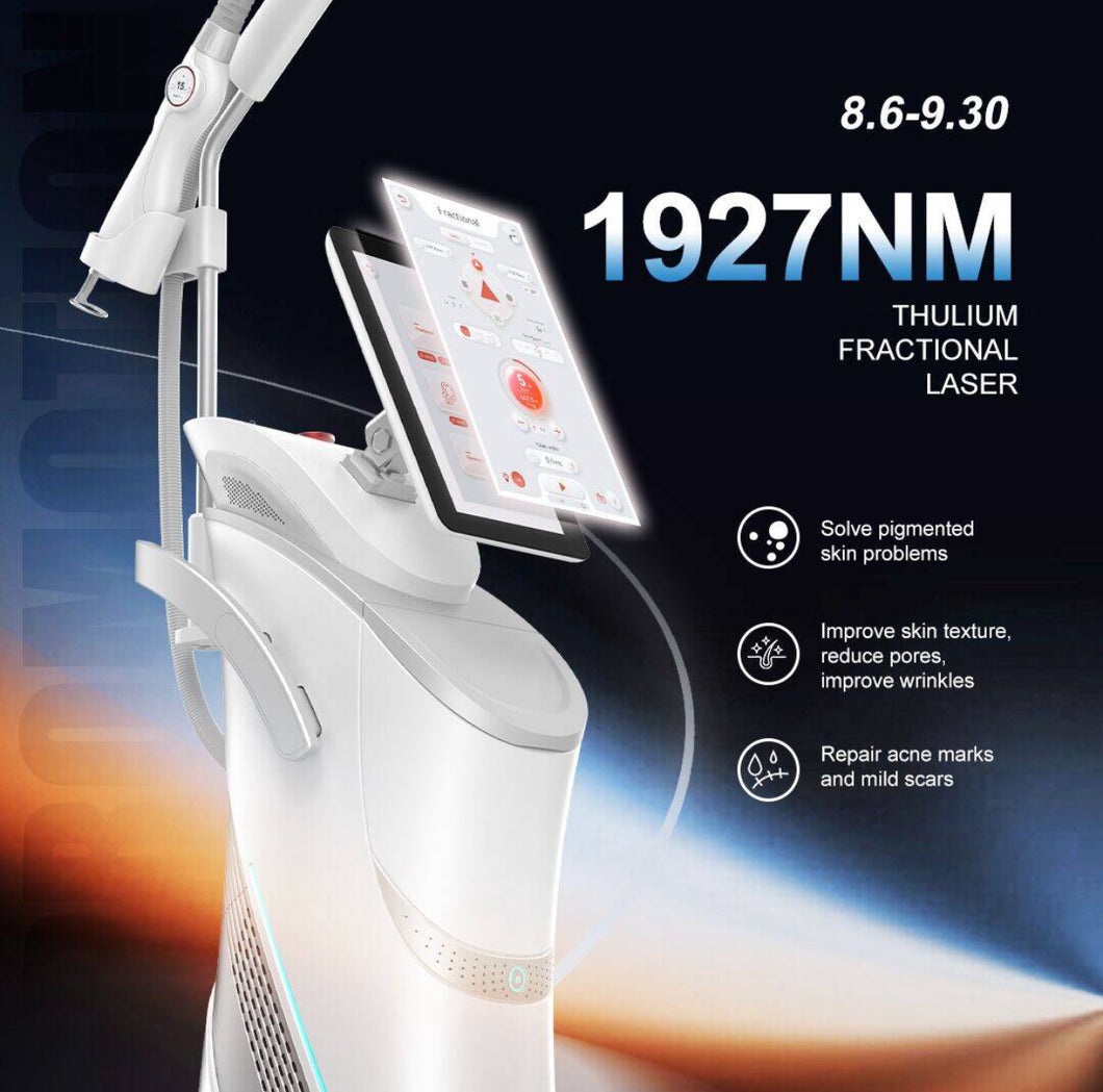 Cynosure Ultra laseMD 1550nm dual Wavelength Thulium 1927 Fraxel skin resurfacing laser Android 