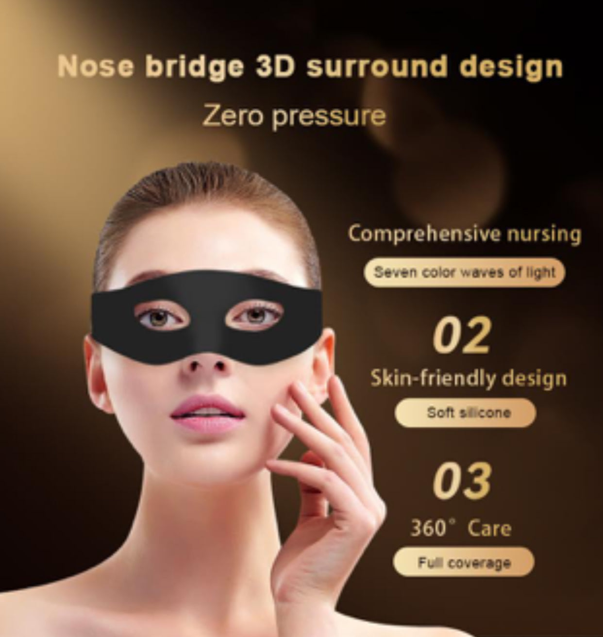 JuvaVeil Eye Recovery Pro Infrared Beauty Mask Juvawave