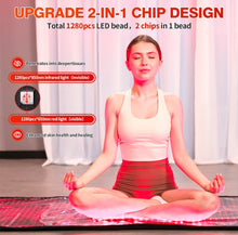 Load image into Gallery viewer, 2026 JuvaMat Standard Sized Economical Total Body Red Light Therapy Mat
